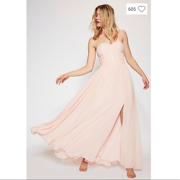 Free People Fame and Partners Maxi Dress Pleated - Picture 2 of 3